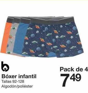 Zeeman Bóxer infantil oferta