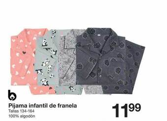 Zeeman Pijama infantil de franela oferta