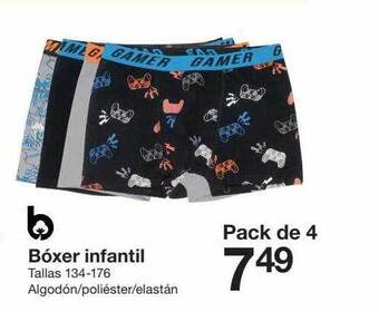Zeeman Bóxer infantil oferta