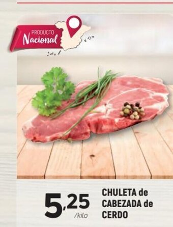 Coviran Chuleta de Cabezada de Cerdo oferta