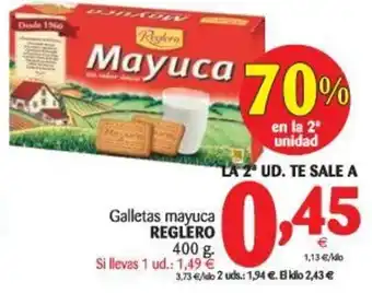 Alimerka Reglero Galletas mayuca 400g oferta