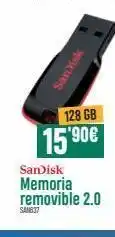 PCBox Sandisk 128 gb 15.90€ oferta