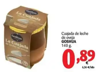 Alimerka Goshua Cuajada de leche de oveja 140g oferta