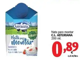 Alimerka C.L Asturiana Nata para montar 200ml oferta