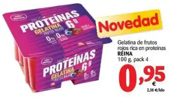 Alimerka Reina Gelatina de frutos rojos rica en proteinas 100g oferta