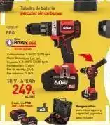 Mi Bricolaje Serie pro brush talada de bateria percuter sin carbones pro 18 v-6-8ah 249€ tev-and- 607 oferta