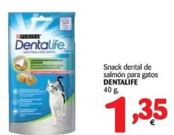 Alimerka Dentalife Snack dental de salmón para gatos 40g oferta