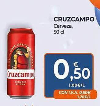 CashDiplo Cruzcampo cerveza oferta