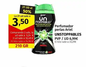 Maskom Supermercados Perfumador perlas ariel unstoppables oferta