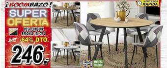 Muebles Boom Mesa comedor redonda 120 cm ø oferta