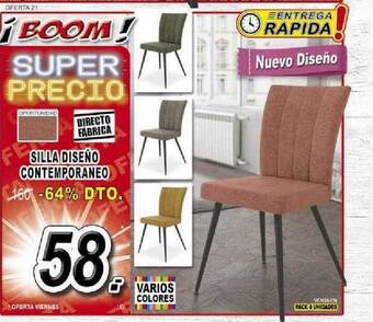 Muebles Boom Silla diseño contemporaneo oferta