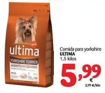 Alimerka Ultima Comida para yorkshire 1,5kg oferta