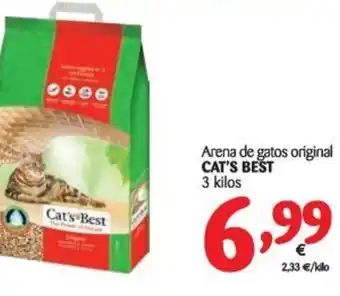 Alimerka Cat's Best Arena de gatos original 3kg oferta