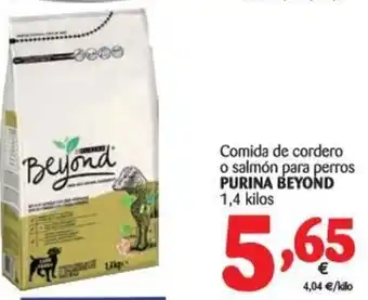 Alimerka Purina Beyond Comida de cordero o salmón para perros 1,4kg oferta