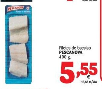 Alimerka Pescanova Filetes de bacalao 400g oferta