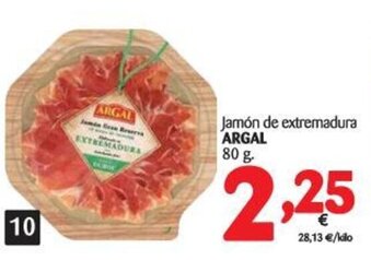 Alimerka Argal Jamón de extremadura 80g oferta