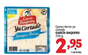 Alimerka Garcia Baquero Queso tiemo ya cortado 250g oferta