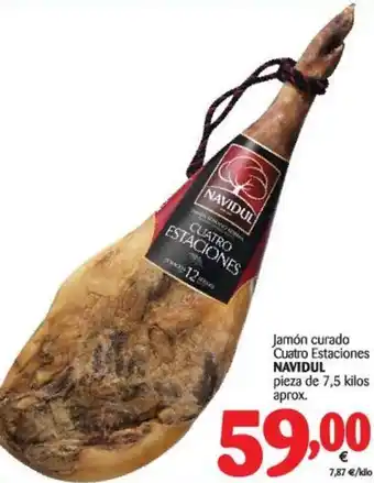 Alimerka Navidul Jamón curado Cuatro Estaciones 7.5kg oferta