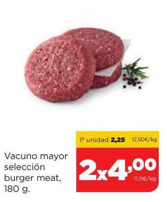 Alimerka Vacuno mayor selección burger meat oferta