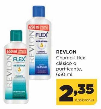 Alimerka Revlon champú flex clasico o purificante oferta