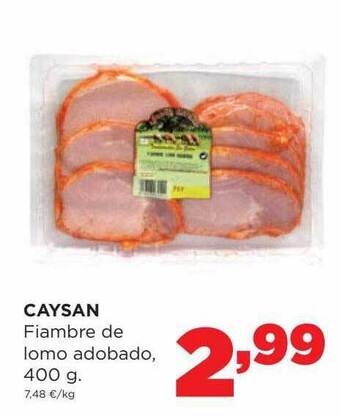 Alimerka Caysan fiambre de lomo adobado oferta