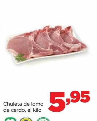 Alimerka Chuleta de lomo de cerdo oferta