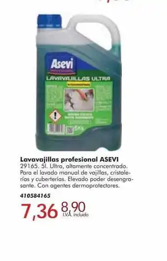 Coinfer Lavavajillas profesional asevi oferta