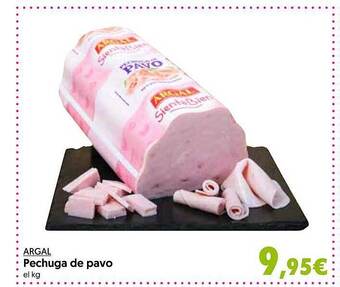 Hiper Usera Argal pechuga de pavo oferta