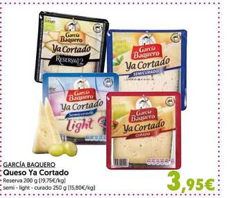 Hiper Usera Garcia baquero queso ya cortado oferta