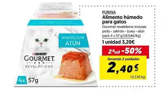 Hiper Usera Purina alimento húmedo para gatos oferta