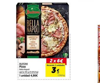 Hiper Usera Buitoni pizza oferta