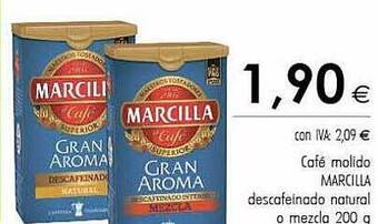 Cash Ifa Café molido marcilla descafeinado natural o mezcla oferta
