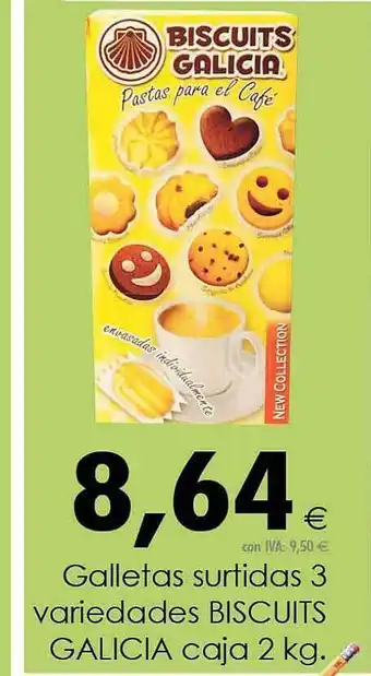 Cash Ifa Galletas surtidas 3 variedades biscuits galicia caja oferta
