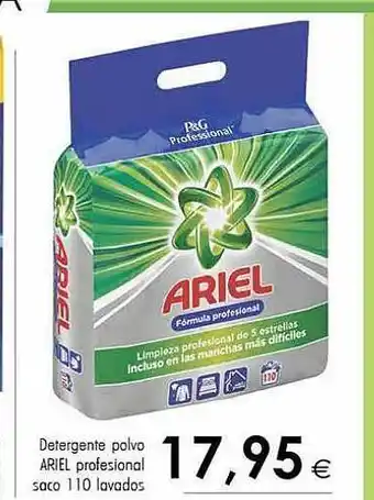 Cash Ifa Detergente polvo ariel profesional saco 10 lavados oferta