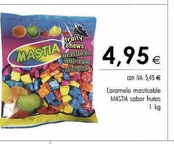 Cash Ifa Caramelo masticable mastia sabor frutas oferta
