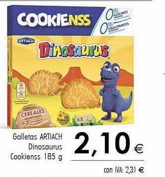 Cash Ifa Galletas artiach dinosaurus cookienss oferta