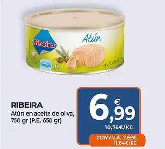 CashDiplo Ribeira atún en aceite de oliva 750 gr oferta