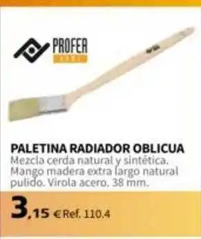 Coferdroza Paletina radiador oblicua profer oferta