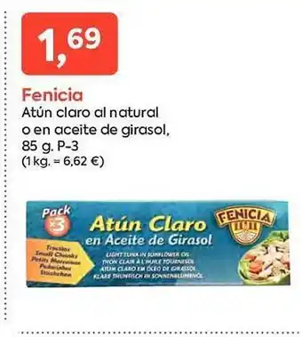Suma Supermercados Fenicia atún claro al natural o en aceite de girasol p-3 oferta