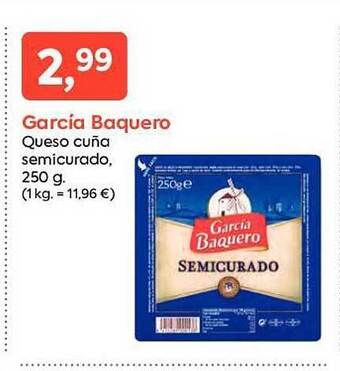 Suma Supermercados García baquero queso cuña semicurado oferta