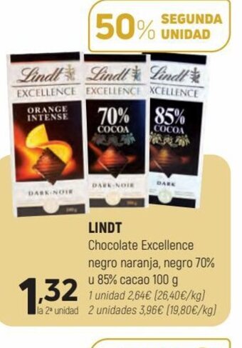 Coviran Lindt chocolate Excellence oferta