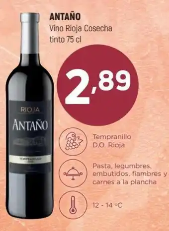 Coviran Antaño Vino Rioja Cosecha 75 cl. oferta