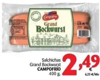 Alimerka Campofrío Salchichas Grand Bockwurst 400g oferta