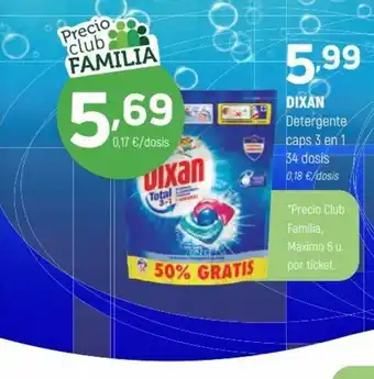 Coviran Dixan Detergente caps oferta