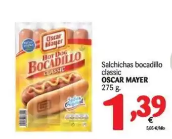 Alimerka Oscar Mayer Salchichas bocadillo classic 275g oferta