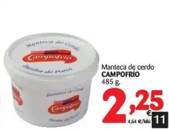 Alimerka Campofrío Manteca de cerdo 485g oferta