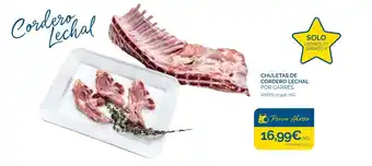 Cash Ecofamilia Chuletas de cordero lechal oferta