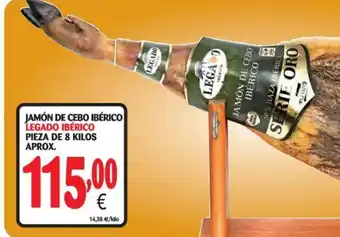 Alimerka Legado Ibérico Jamón De Cebo Ibérico 8kg oferta