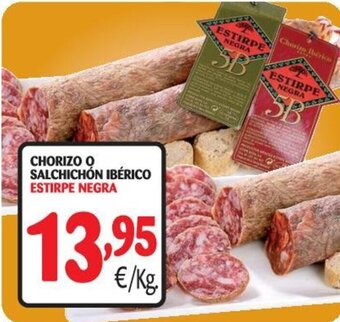 Alimerka Estirpe Negra Chorizo O Salchichón Ibérico oferta
