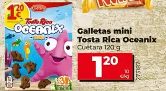Dia Galletas mini Tosta Rica Oceanix oferta